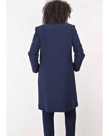 manteau simone bleu